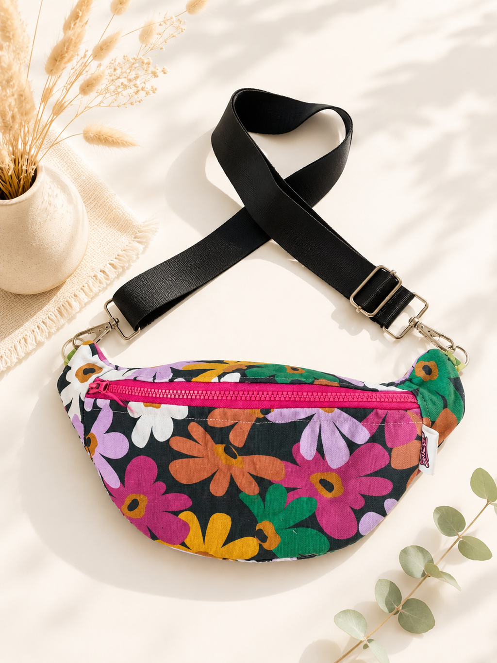 Sac banane flower power !