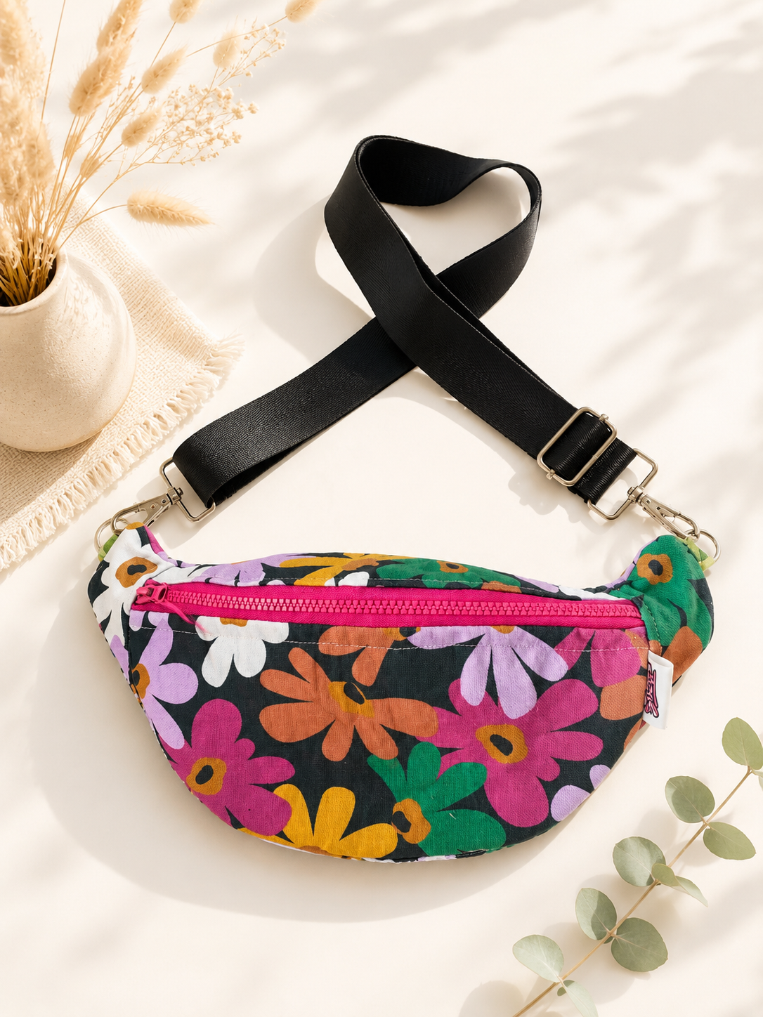 Sac banane flower power !