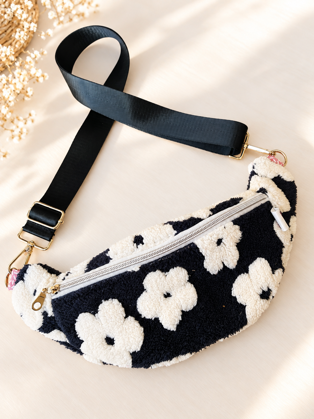 Sac banane Teddy flower