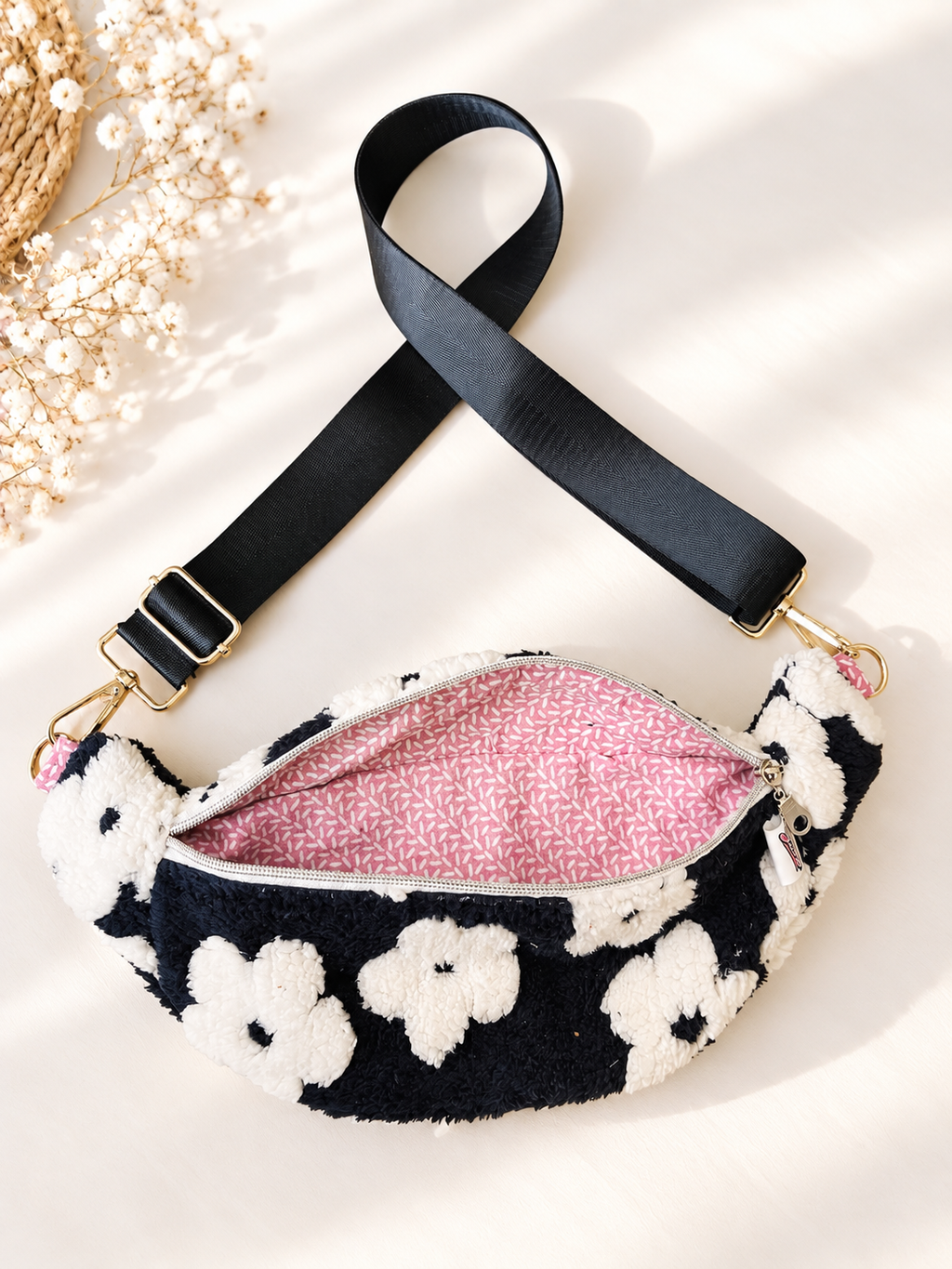 Sac banane Teddy flower